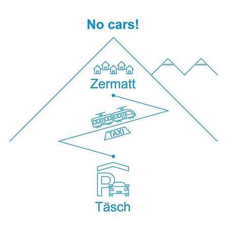 Apartment Lauberhaus Zermatt Bagian luar foto